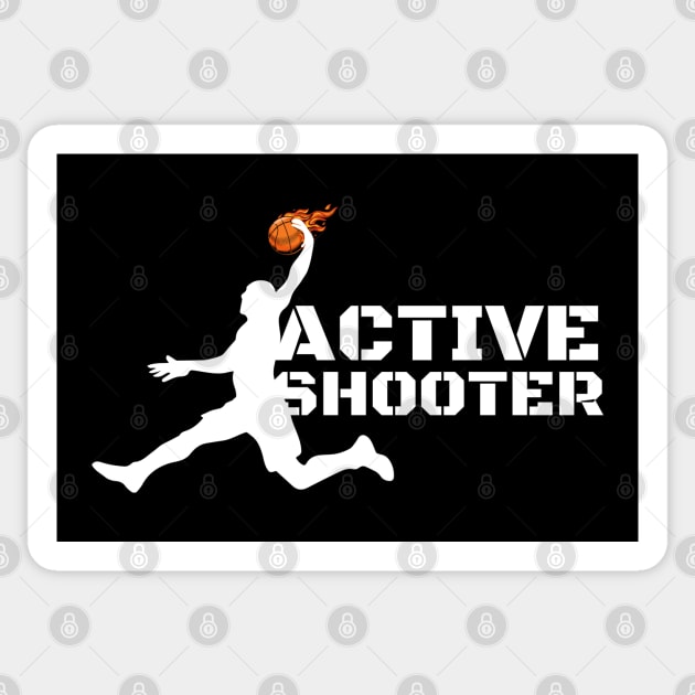 Active Shooter Basketball Sticker by DMS DESIGN